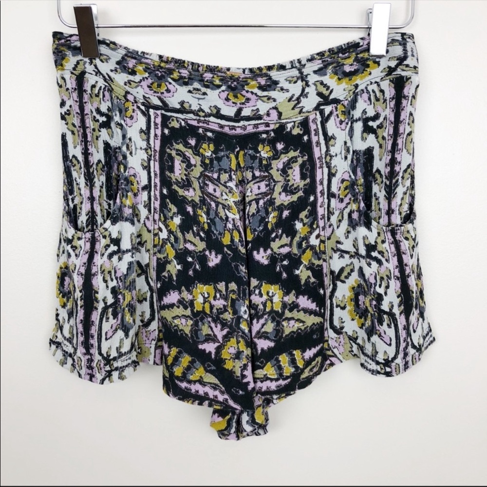 Free People Floral Boho Shorts